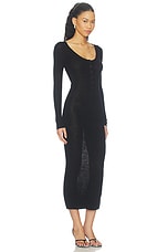 Light Merino Henley Longsleeve Dress - thumbnail 5