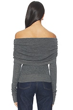 Light Merino Off Shoulder Sweater - thumbnail 5