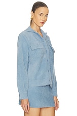 Fuzzy Sweater Cargo Jacket - thumbnail 6