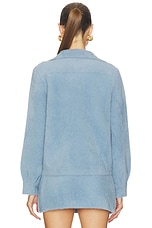 Fuzzy Sweater Cargo Jacket - thumbnail 7