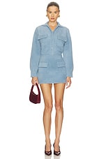 Fuzzy Sweater Cargo Jacket - thumbnail 8