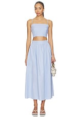 Poplin Midi Skirt - thumbnail 7