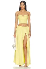 High Slit Wrap Skirt - thumbnail 8