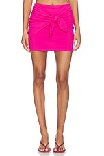 Tied Front Mini Skirt - thumbnail 4