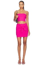 Tied Front Mini Skirt - thumbnail 8