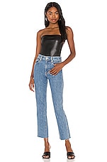 Faux Leather Tube Top - thumbnail 7