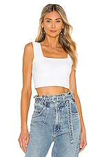 Product image of Susana Monaco Wide Strap Crop Top. Click to view full details