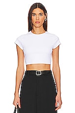 Ribbed Crop Tee