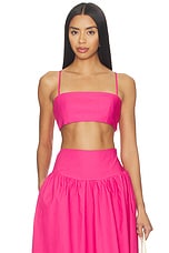 Poplin Crop String Top - thumbnail 3