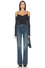 Off Shoulder String Long Sleeve Top - thumbnail 7