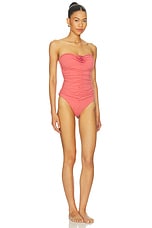 Flower Gathered One Piece Swimsuit - thumbnail 5