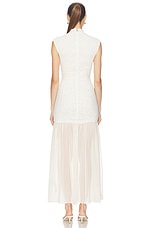 Lace Ruched Maxi Dress - thumbnail 6
