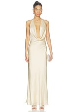 Chiffon Halter Dress - thumbnail 4