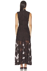 3d Flower Maxi Dress in Mol� - thumbnail 6