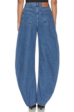 Draped Barrel Leg Jeans - thumbnail 7