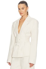 Linen Suiting Blazer - thumbnail 5