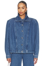 Gathered Denim Jacket - thumbnail 5