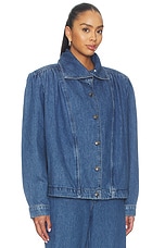 Gathered Denim Jacket - thumbnail 6