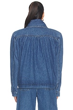 Gathered Denim Jacket - thumbnail 7