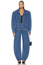 Gathered Denim Jacket - thumbnail 8