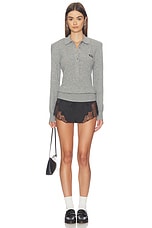 Wool Longleeve Polo - thumbnail 7