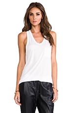 Product image of T by Alexander Wang Classic Tank with Pocket. Click to view full details