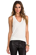 Product image of T by Alexander Wang Slub Classic Tank With Pocket. Click to view full details