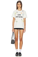 Gone Antiquing Applique Tee in Ivory - thumbnail 7