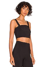 Theory Seamed Bra Top in Black | REVOLVE