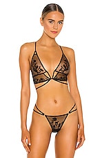 Product image of Thistle and Spire Mullberry Keyhole Bralette. Click to view full details