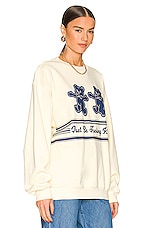 The Mayfair Group Just Be Fucking Kind Sweatshirt in Cream | REVOLVE