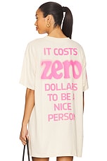It Costs $0 Oversized Boyfriend Tee