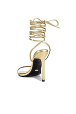 Tony Bianco Millie Sandal in Gold Foil | REVOLVE