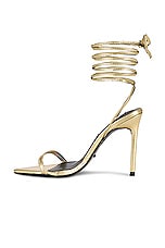 Tony Bianco Millie Sandal in Gold Foil | REVOLVE