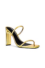 Tony Bianco Florence Mule in Gold Foil | REVOLVE