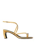 Pierced Strappy Heel Sandal