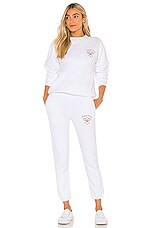 Morgan Stewart Sport Sweatshirt in White | REVOLVE