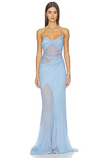 Strappy Diaphanous Gown - thumbnail 8