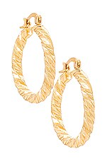 Product image of The M Jewelers NY The Mia Hoops. Click to view full details