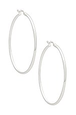 Product image of The M Jewelers NY Essential Sterling Hoops. Click to view full details