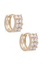Product image of The M Jewelers NY Diamond Huggies. Click to view full details