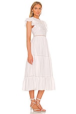 Tularosa Claudette Midi Dress in White | REVOLVE