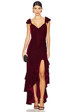 Camille Velvet Gown - thumbnail 3