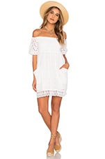 Tularosa Quinn Smocked Dress in Milk