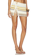 Caila Lace Up Mini Skirt - thumbnail 5