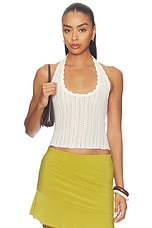 Ellana Pointelle Halter Top - thumbnail 4