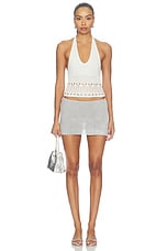 Sellia Pointelle Halter Top - thumbnail 7