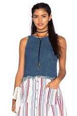 Product image of Tularosa Scarlett Denim Tank. Click to view full details
