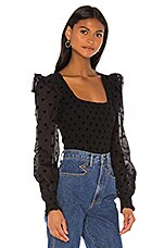 Tularosa Moxie Smocked Top in Black | REVOLVE