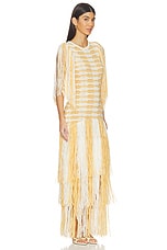 Silvia Fringe Knit Dress - thumbnail 4